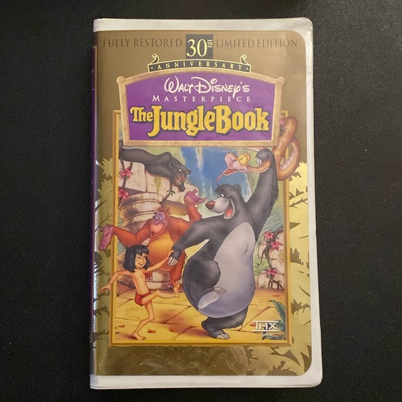 1997 Original 30th Anniversary Limited Edition "The Jungle Book" VHS - Picture 1 of 5